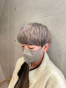 メンズサロンドットリアン(dot. lien) 韓国マッシュメンズマッシュシルバーアッシュメンズカラー