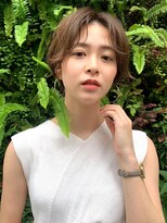 シーン(SCENE)&nbsp;マッシュショート　パーマ　シルキーベージュ【天神/今泉】