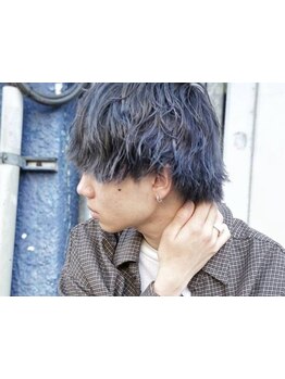 cut & perm－ 抜け感ある、かっこよさ。ショート/ボブ/髪質改善/ブリーチ