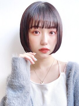 セイドット フクオカ(Say.FUKUOKA) 【Say.大名】ぱっつん前髪×ミニボブ×ニュアンスカラー×前髪