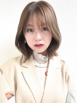 アイニティ 江坂(Inity)&nbsp;[Inity]外ハネボブ×グレージュ[髪質改善/江坂/ダメージレス]