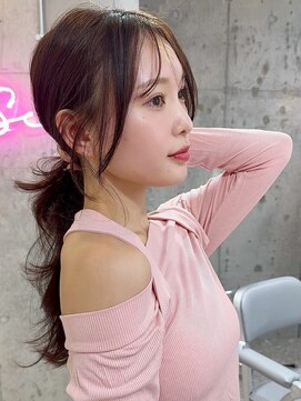 シー バイ ロンド 新宿(Sea by Lond) 韓国風前髪×レイヤーカット【髪質改善/新宿/レイヤーカット】