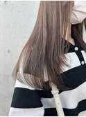 ベージュミルクティーカラー透明感立体感10代20代美シルエット