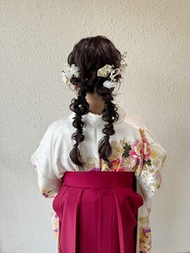 キュー(que) 卒業式ヘア