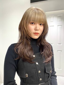 ゼスト 三鷹店(ZEST) メルティカラーウェーブミディアム韓国レイヤーカット/三鷹
