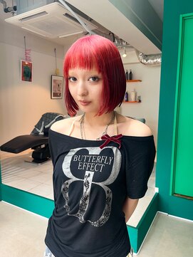 ヌウ(nuu) (Kiriyama)ピンク×レッドルーツカラー