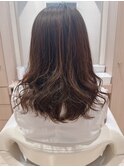 大人かわいい☆程よいウェーブでおしゃれセミロング♪50代