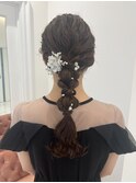 【大人気!編みおろし】ヘアセットアップスタイル/more岡崎 大山