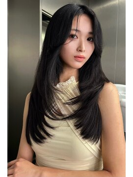 ランズ(LANDS) レイヤーカット 【韓国ヘア 大阪 梅田】