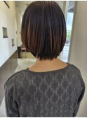 レイヤーショートボブ