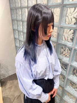 ノル 栄矢場町(nol) ブルーラベンダー×レイヤーカット