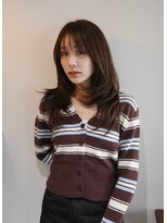 オーパスバイアンブルリュクス 池袋(Opus by ambleluxe)&nbsp;レイヤースタイル/こっくりブラウン