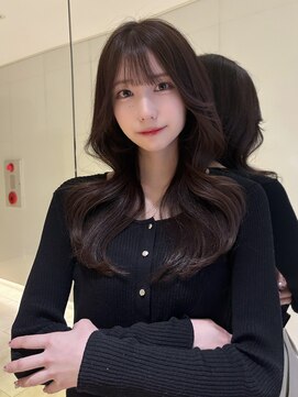 ロンドウル 熊本(Lond ulu) ミディアムヘア/暗めカラー/デザインカラー/韓国ヘア/髪質改善