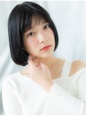 艶感ストレートツヤ髪切りっぱなし小顔ボブr小山20代30代40代