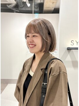 シュク 高円寺(SYUK) ハイトーンボブ/ブリーチカラー/SYUK高円寺【青木】
