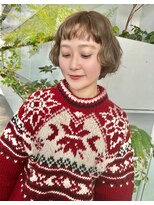 オーセンヘア(AUTHEN.HAIR)&nbsp;（mutsumi.）プラチナベージュ*眉上