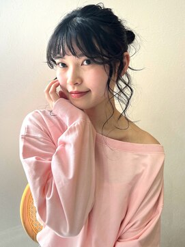 ふわっと柔らかヘアアレンジ