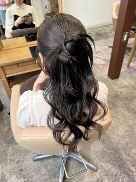 インビテーション 名古屋(invitation) カチモリ(ハーフアップ)