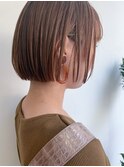 切りっぱなしコンパクトボブ