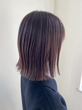 ニュイ 茨木店(nui +) 着物ヘア/大人ガーリー/ダークアッシュ/似合わせカット/茨木