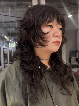 ナループロアツム(Nalu pu loa Tsum) マレットヘア/ウルフパーマ/ミディアムレイヤー