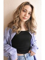 ブゾン(buZon)&nbsp;【buZon ブゾン】ハイトーンウェーブヘア