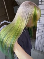 イエナ 渋谷(IENA) ダークブルーペールベージュケアブリーチヘーゼルベージュカラー