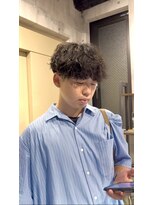 アドレスサーティーン(Address13)&nbsp;シャドウパーマ[大阪/梅田/メンズパーマ/シャドウパーマ]