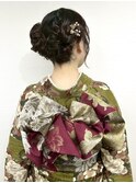 個性派ツインシニヨン