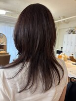 ラナ(LANA) ココアブラウンとレイヤースタイル