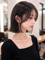 アース 宮崎昭栄店(EARTH) 韓国風タッセルボブ×透明感カラー