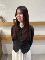 コンティニュー オモテサンドウ(CONTINUE OMOTESANDO)&nbsp;レイヤースタイル/赤髪
