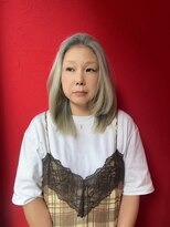 テントー 大泉学園店(Tento-) 白髪を隠さない大人のハイトーンオリーブベージュ