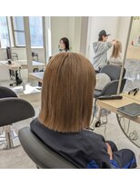 エイト ホワイト 札幌駅前店(EIGHT white)&nbsp;タッセルボブ×ヘーゼルベージュ