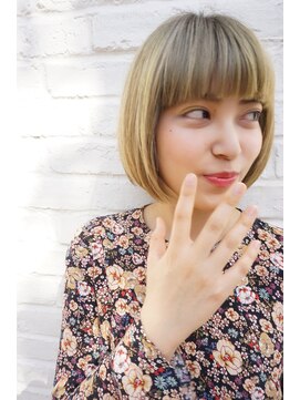 リパブリッシュ バイ ゴズウェルヘア(Republish by Goeswell Hair) カラーがポイントパッツンボブ