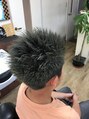 ヘアーサロンヨツモト(Hair salon yotsumoto) キッズカットカラーワックスイエロー使用