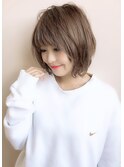 《Agu hair lilou》大人かわいい 小顔 ショートボブ サイド