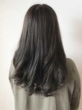 フレイムスヘアデザイン(FRAMES hair design) カーキグレージュ×ふんわりセミロング