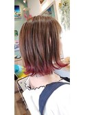 ☆裾カラービビッドピンク☆