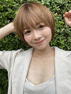 ロミー 本厚木(ROMMY.) ココアブラウン ひし形シルエット大人ショート【ROMMY.本厚木】