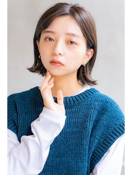 ケイト(kate) 【Kate 大宮】アッシュブラウン×外ハネミディ