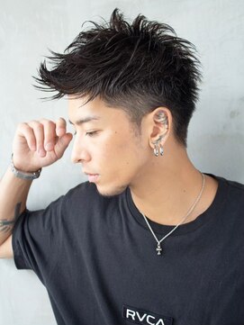 オースティン 門前仲町(AUSTIN) ビジネスツーブロックOK★かき上げトランクスヘアくせ毛風パーマ