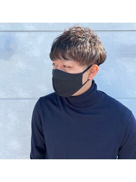 ヘアステージアミカル メンズパーマ