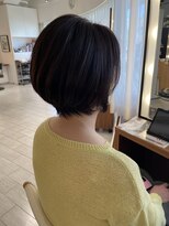 スパイスアヴェダ サロンアンドスパ 玉川高島屋SC店(SPICE AVEDA salon&spa) 40代50代・まとまる大人の丸みショートボブ【SPICE AVEDA岡部】