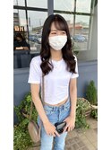 艶感たっぷり韓国ヘア