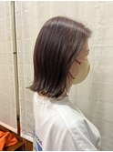 切りっぱなし外はねボブ