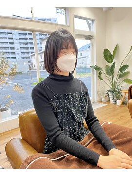 コムヘアー(COM HAIR) ボブ。