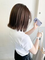 キャンバス バイ ネオリーブ 横浜西口(Canvas by neo.)&nbsp;外ハネボブ　切りっぱなしボブ　ぱっつんボブ　ぷつっとボブ