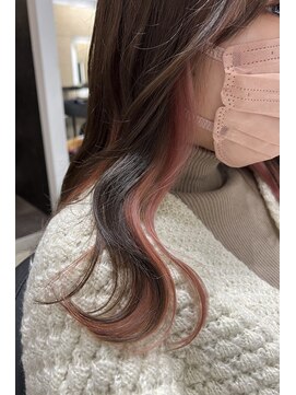 ガルフ 門前仲町(GULF) ふんわりカール/小顔ミディ[インナーカラー/学割U24/門前仲町]