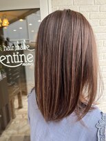 ヘアーメイク バレンタイン(hair make valentine) シークレットハイライトブリーチ使用